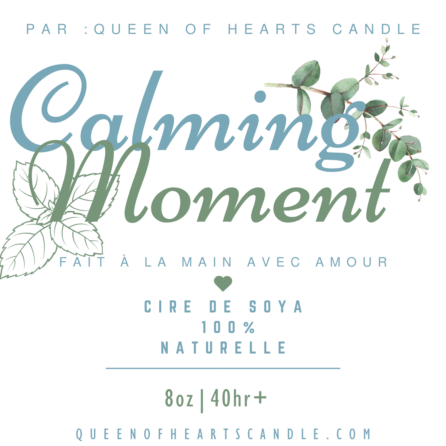 Bougie parfumée-Calming Moment