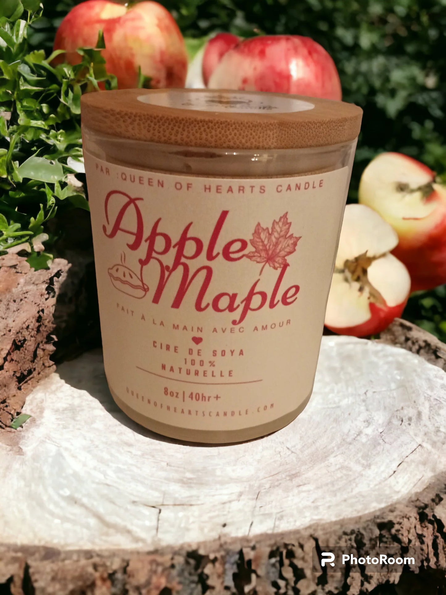 Apple Maple bougie parfumée