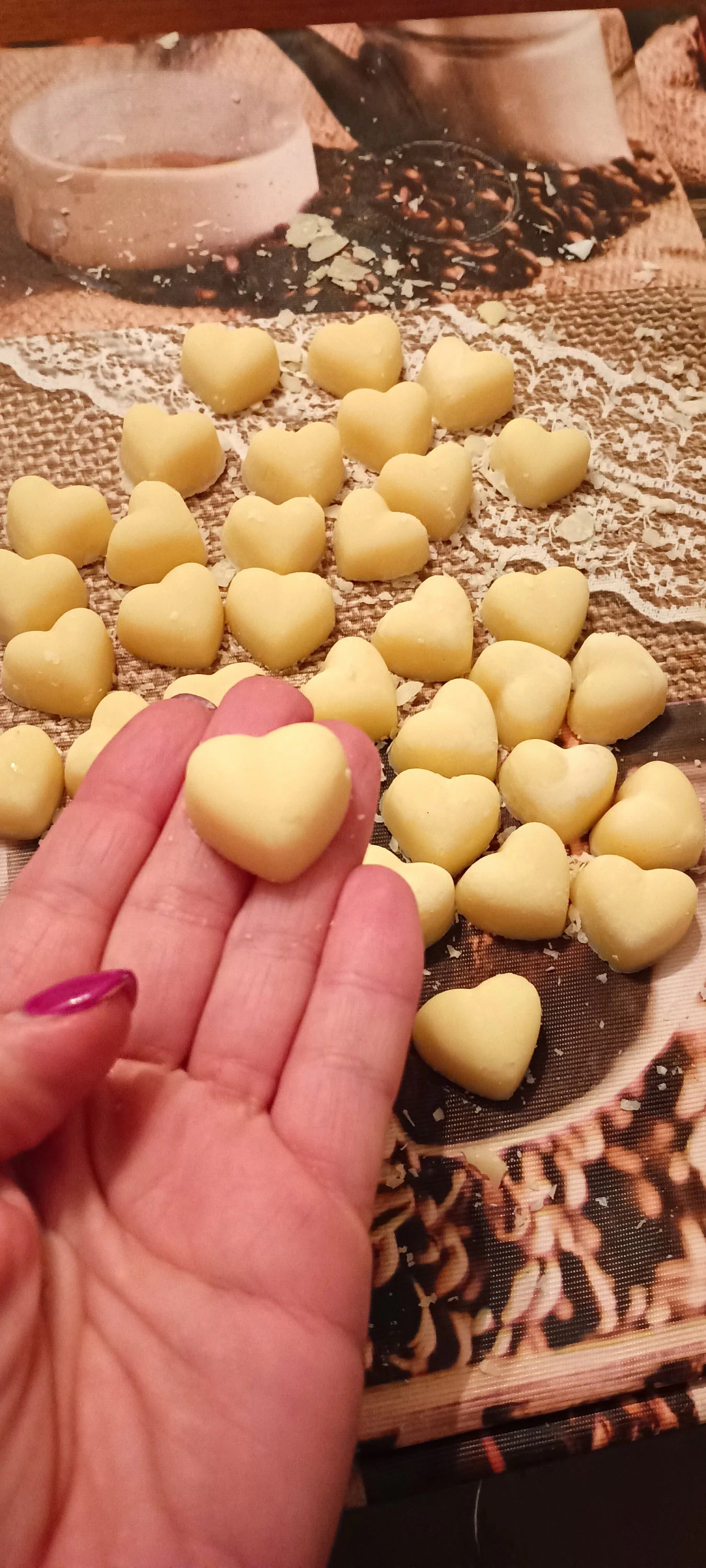 Cire fondant pour réchaud