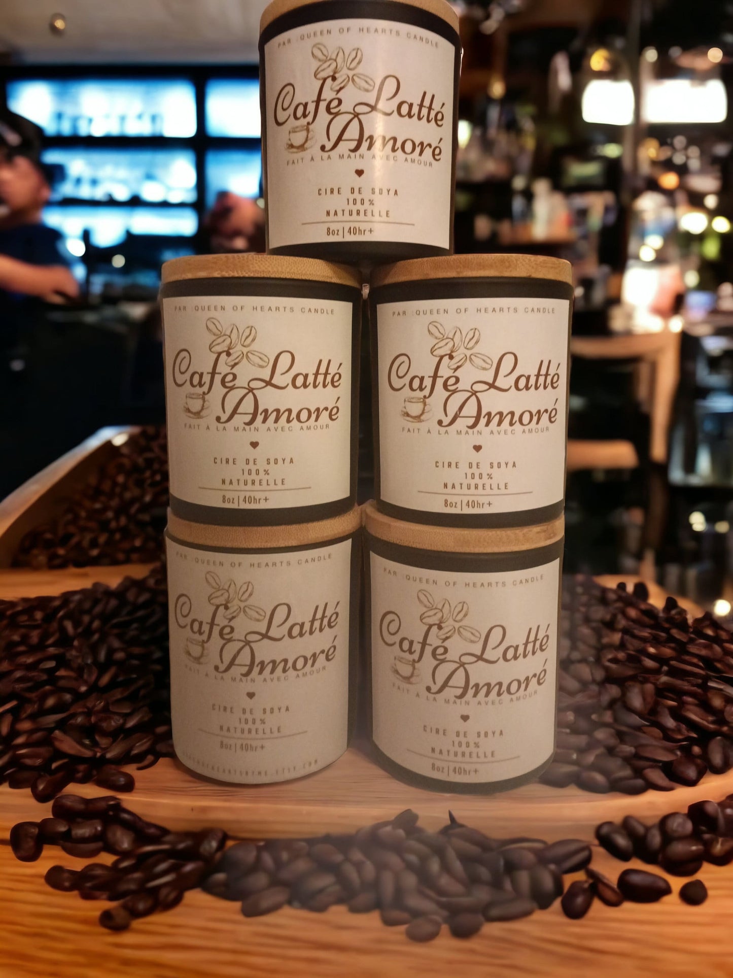 Bougie Parfumée-Café Latté Amoré